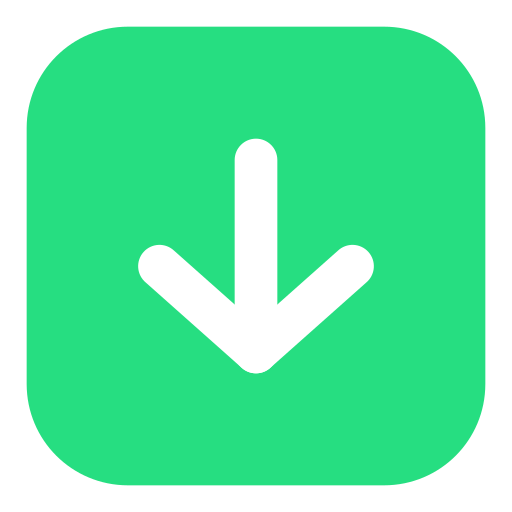 BC Poker download icon with downward arrow on green button for app install or file access action